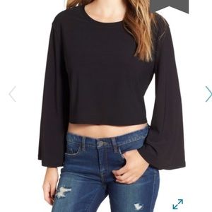 NWT Leith bell sleeve crop top in xs